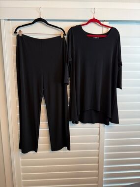 Alfani Black Women's Crewneck Top & Slacks